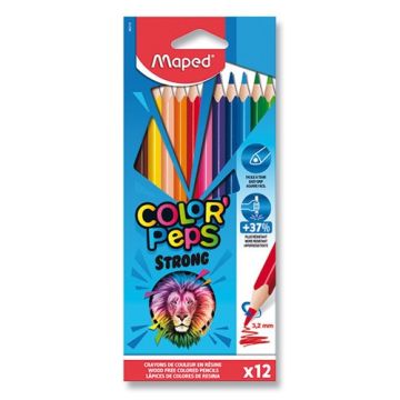 Pastelky MAPED Color´Peps Strong/12