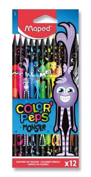 Pastelky MAPED Color´Peps Monster/12