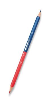 Ceruzka KORES červeno-modrá