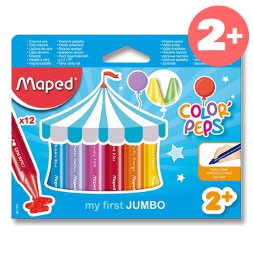Pastelky MAPED Color´Peps Wax Jumbo/12