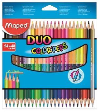 Pastelky MAPED Color´Peps/24 Duo