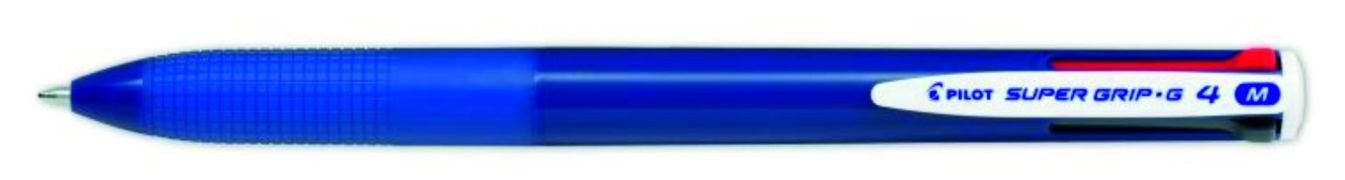 Pero 4-farebné Pilot Super Grip-G 4 modré