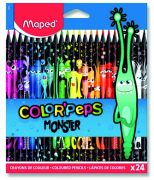 Pastelky MAPED Color´Peps Monster/24