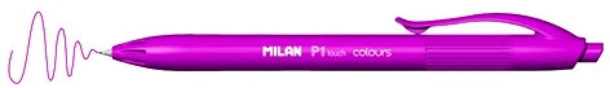 Pero guličkové Milan neon fialové