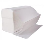 Uteráky hygienické skladané Papernet ZZ 2-vrstvové biele 22x24cm/200