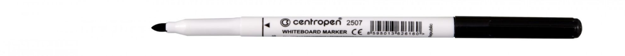Značkovač CENTROPEN 2507 biele tab.čierny