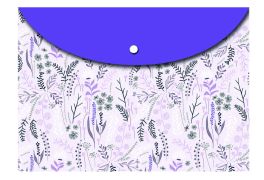 Taška na spisy A4 s cvočkom Stil Lavender