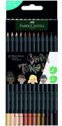 Pastelky FABER-CASTELL Black Edition skin tones/12