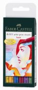 Popisovač FABER-CASTELL Pitt Artist Brush basic/6