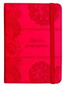 Zápisník ARGUS 10,5x14,5 cm s textom červený