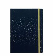 Zápisník A5 Filofax notebook Confetti čierny